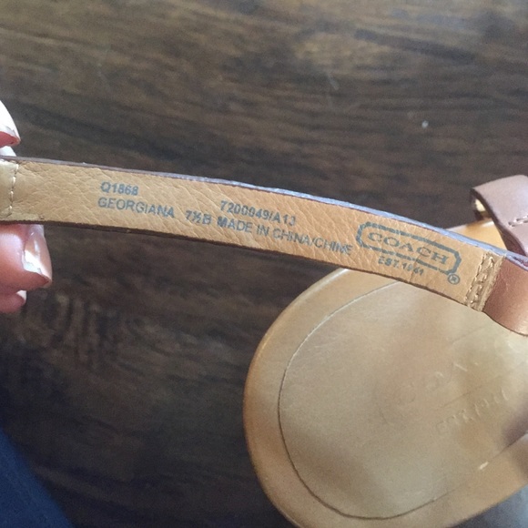 Coach Georgiana Wedge Sandals - Picture 4 of 8